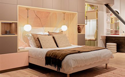 Habitación y cabecero <span class="h1-btr">Almacenamiento en el dormitorio habitación y cabecero, ¡persigue tus deseos!  </span>