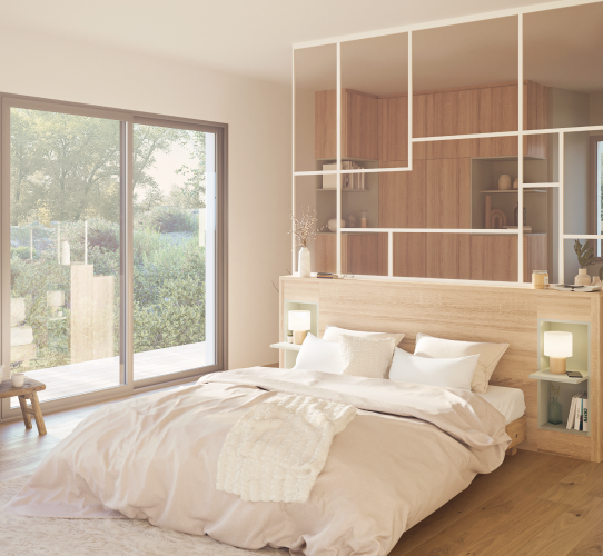 Habitación y cabecero Almacenamiento en el dormitorio habitación y cabecero, ¡persigue tus deseos!   QUADRO MADRID