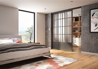 Marquesina: decoración de estilo industrial