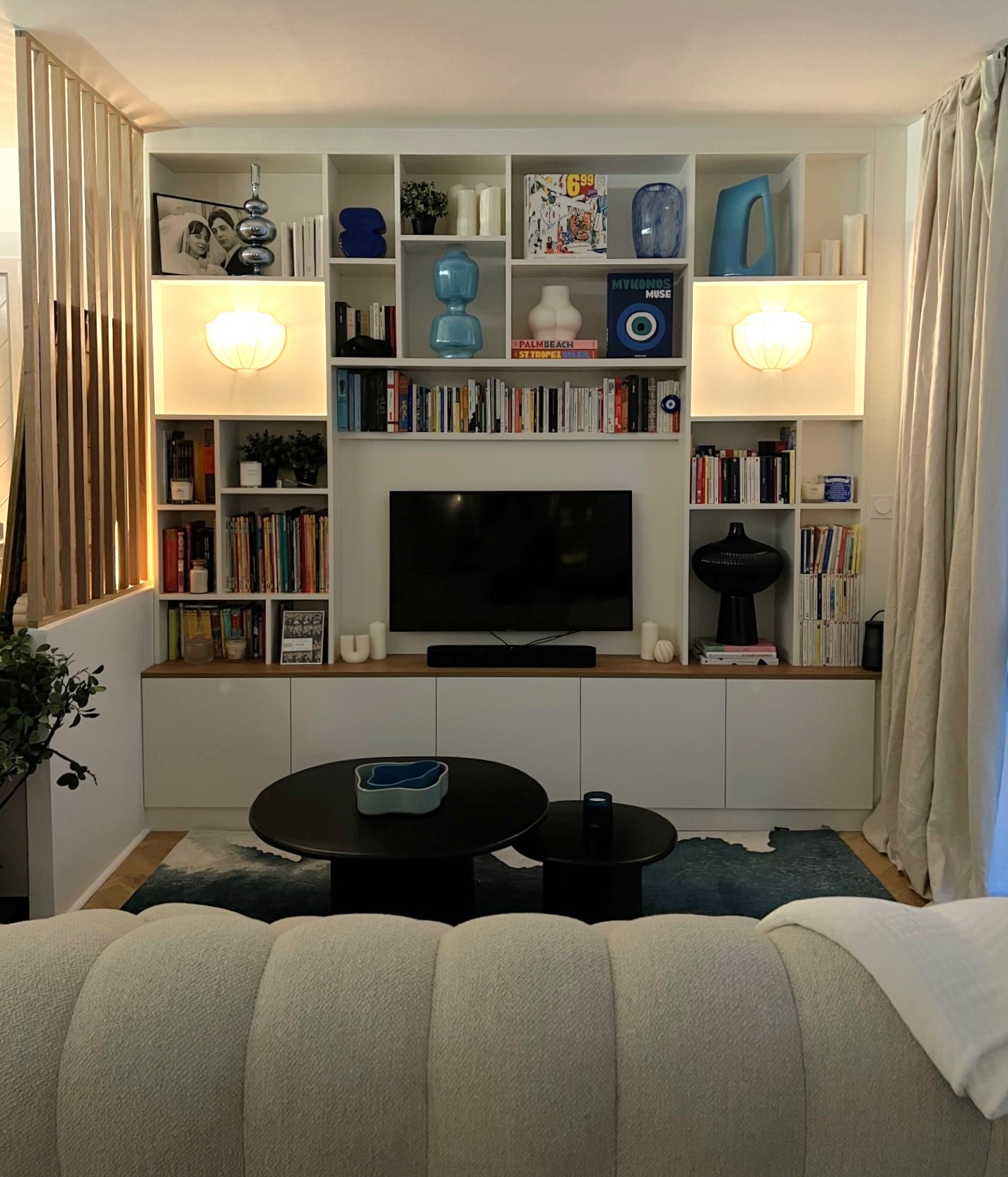 Meuble TV et Bibliothèque