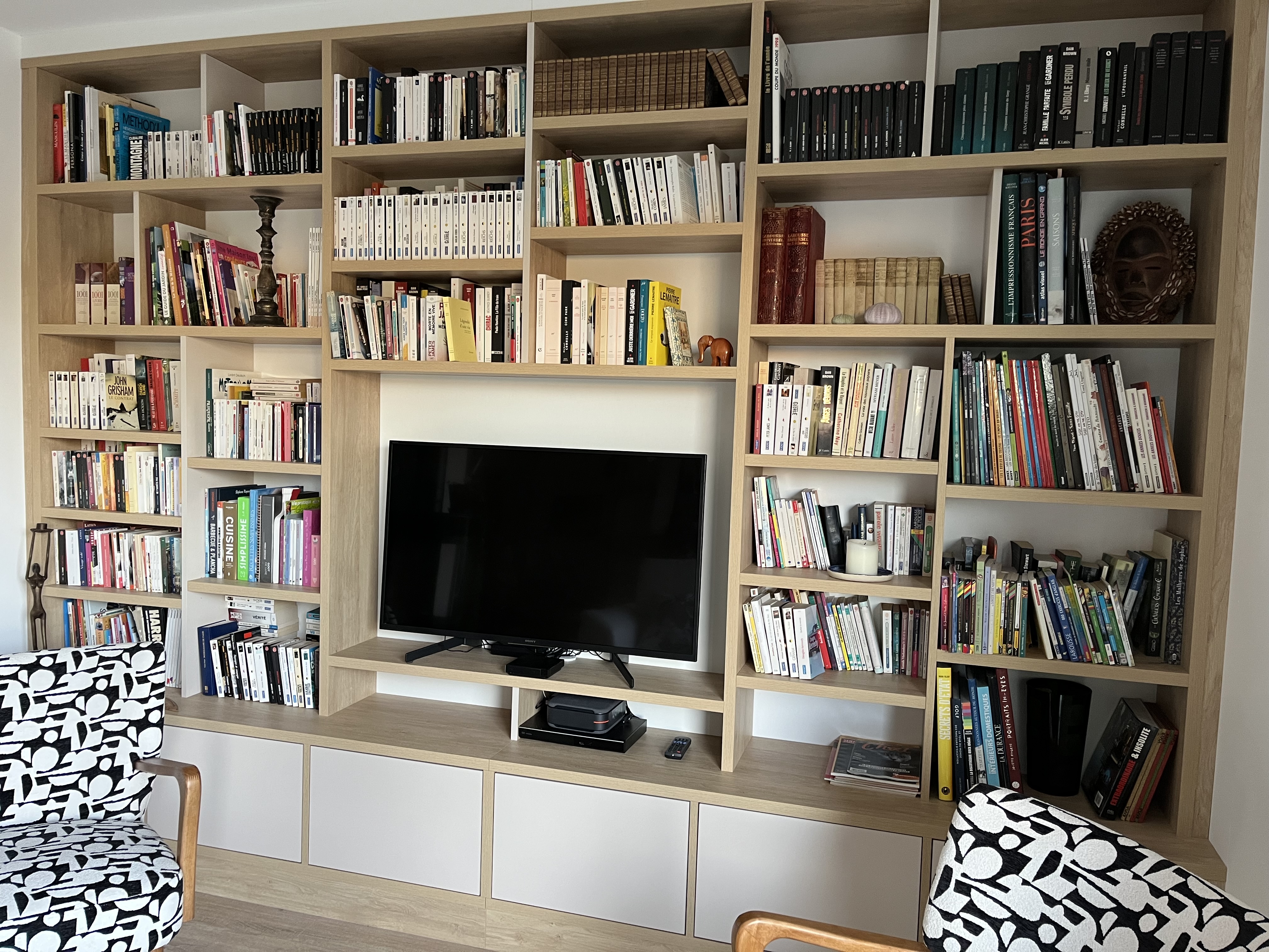 Bibliothèque meuble TV