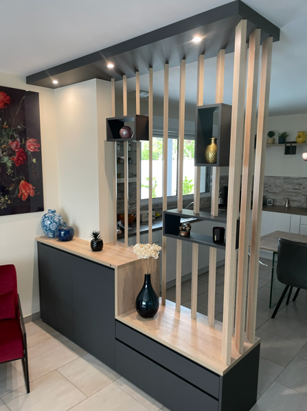 Claustra et meuble séparatif sur mesure à Arras – Structurez vos espaces avec style grâce à Quadro