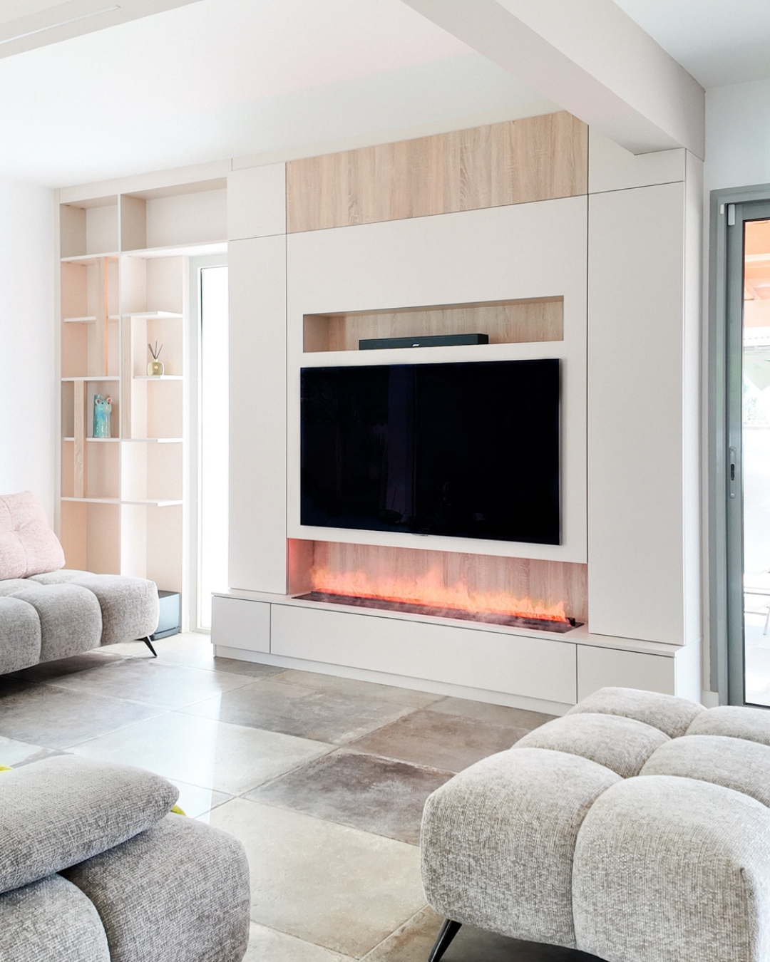 INTÉGRATION D'UN FOYER A VAPEUR D'EAU