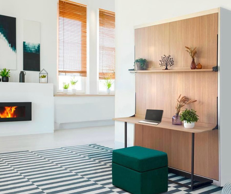 bureau lit escamotable