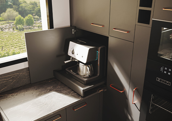 tiroir machine café cuisine