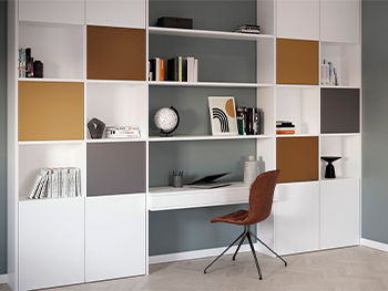 meuble de rangement sur mesure bureau